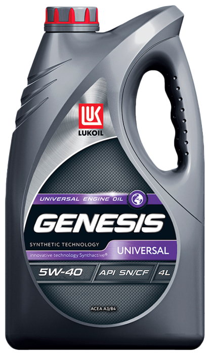 Моторное масло Лукойл Genesis Universal 5W40, 4л (Lukoil: 3148631)